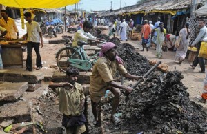 sanitary workers