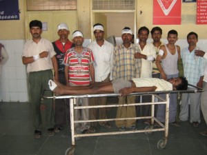 Injured worker gorakhpur