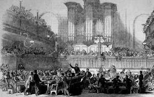 1848 में लन्दन में एक चौराहे पर मज़दूरों की “साहित्यिक एवं वैज्ञानिक संस्था” की बैठक