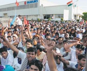 maruti suzuki workers