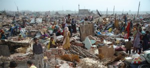 Tehelka slum demolition