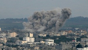 Israeli F16 warplanes bomb Gaza, 10 Palestinians hurt