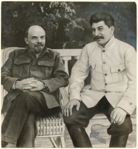 Lenin and Stalin in Gorky
