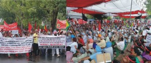 Punjab anti black laws demo - 2