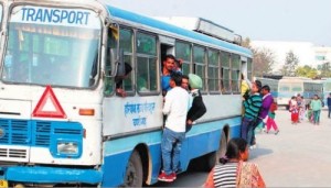 A-Haryana-Roadways-bus-in-Karnal