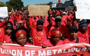 SAFRICA - METAL - WORKERS -STRIKE